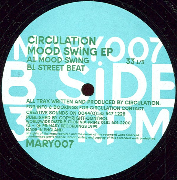 Circulation - Mood Swing EP | Primary Recordings (MARY007)