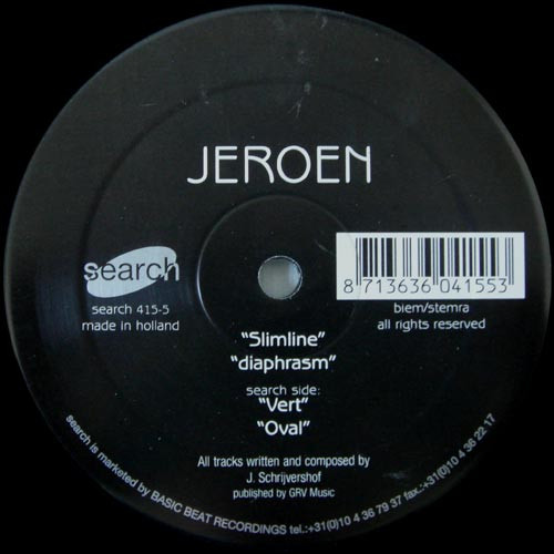 Jeroen Schrijvershof - Vert | Search (search 415-5) - main