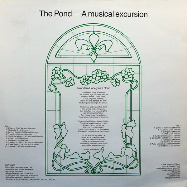 Entrance - The Pond (A Musical Excursion) | Trance Records (66.22 976-01) - 2
