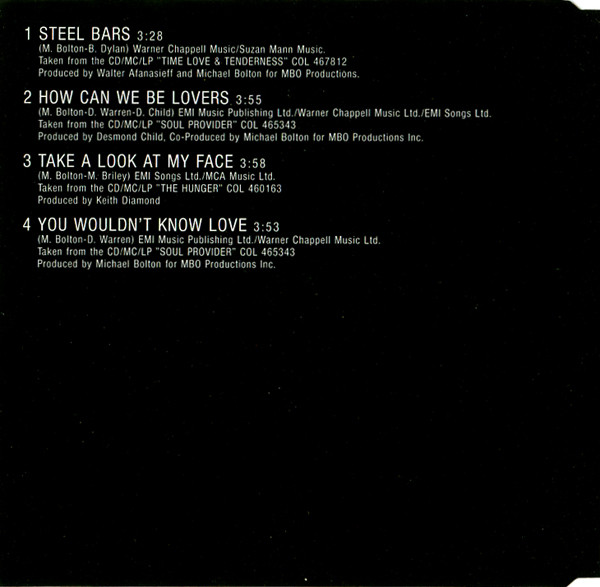 Michael Bolton - Steel Bars | Columbia (657708 2) - 2