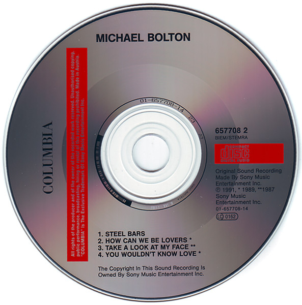 Michael Bolton - Steel Bars | Columbia (657708 2) - 3