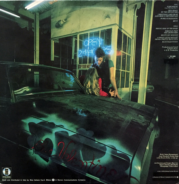 Tom Waits - Blue Valentine | Asylum Records (53088) - 2 Tom Waits - Blue Valentine | Asylum Records (53088) - 2