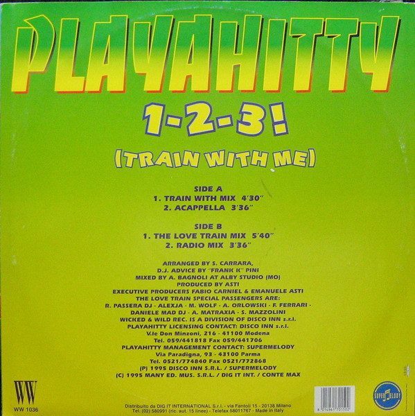 Playahitty - 1-2-3! (Train With Me) | Wicked & Wild Records (WW 1036) - 2 Playahitty - 1-2-3! (Train With Me) | Wicked & Wild Records (WW 1036) - 2