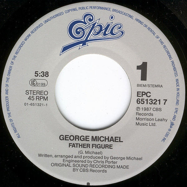 George Michael - Father Figure | Epic (EPC 651321 7) - 3