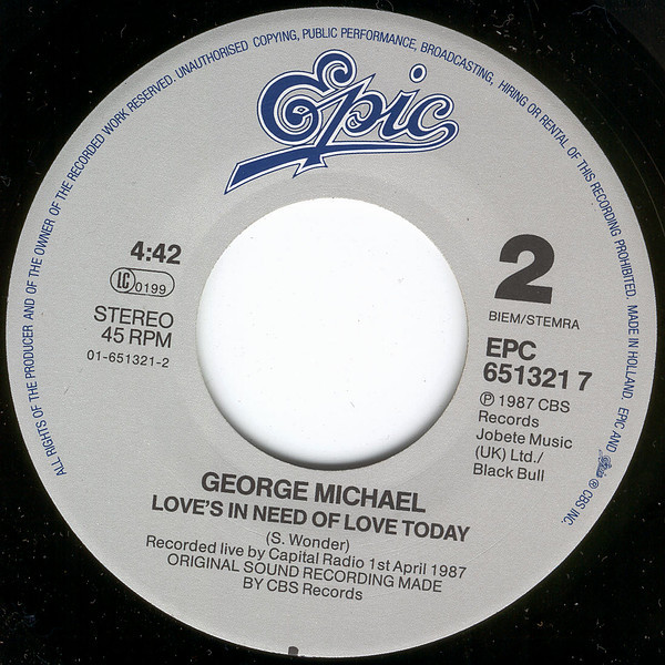 George Michael - Father Figure | Epic (EPC 651321 7) - 4