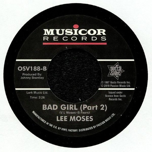 Lee Moses - Bad Girl | Outta Sight (OSV188) - 2 Lee Moses - Bad Girl | Outta Sight (OSV188) - 2