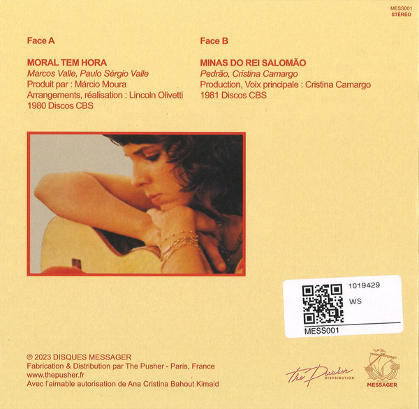 Cristina Camargo - Moral Tem Hora | Disques Messagers (MESS001) - 2