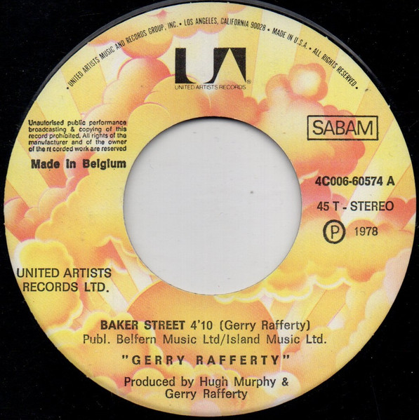 Gerry Rafferty - Baker Street | United Artists Records (4C 006-60574) - 3