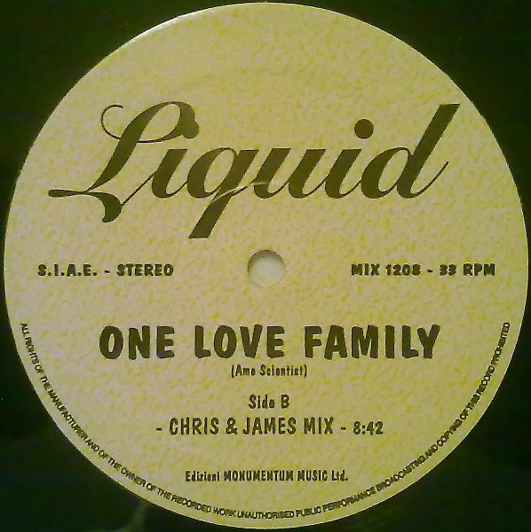 Liquid - One Love Family | Discomagic Records (MIX 1208)