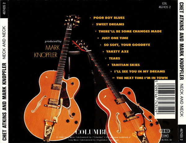Chet Atkins And Mark Knopfler - Neck And Neck | Columbia (467435 2) - 2
