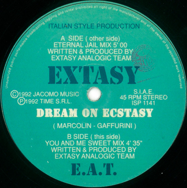 Extasy - Dream On Ecstacy | Italian Style Production (ISP 1141)