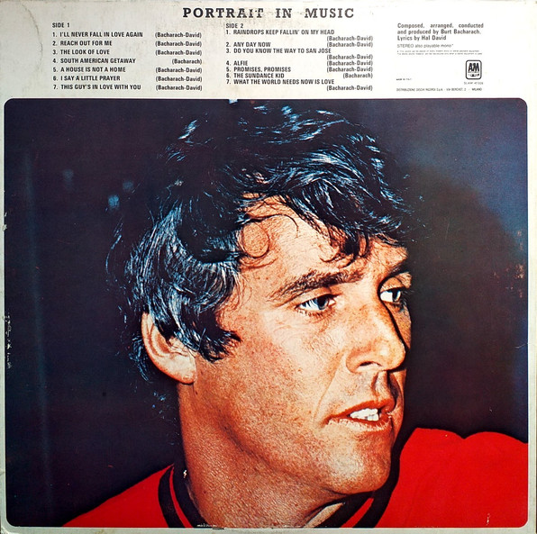 Burt Bacharach - Portrait In Music | A&M Records (SLAM 47026) - 4 Burt Bacharach - Portrait In Music | A&M Records (SLAM 47026) - 4