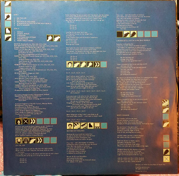 Peter Gabriel - Peter Gabriel | Atlantic (SD 19181) - 4