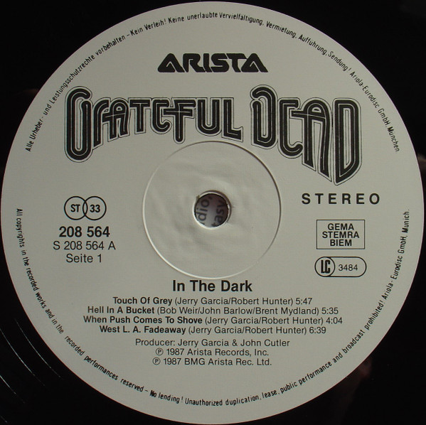 The Grateful Dead - In The Dark | Arista (208 564) - 4 The Grateful Dead - In The Dark | Arista (208 564) - 4