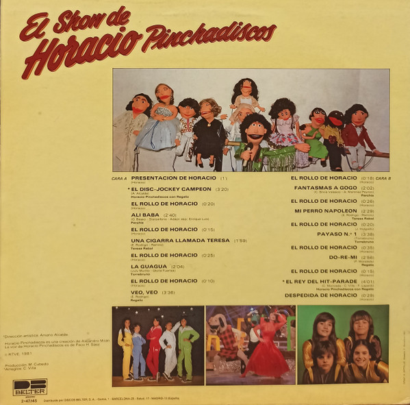 Various - El Show De Horacio Pinchadiscos | DB Belter (2-47.145) - 2