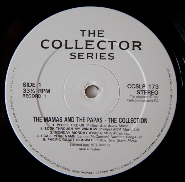The Mamas & The Papas - The Collection | Castle Communications (CCSLP 173) - 4 The Mamas & The Papas - The Collection | Castle Communications (CCSLP 173) - 4