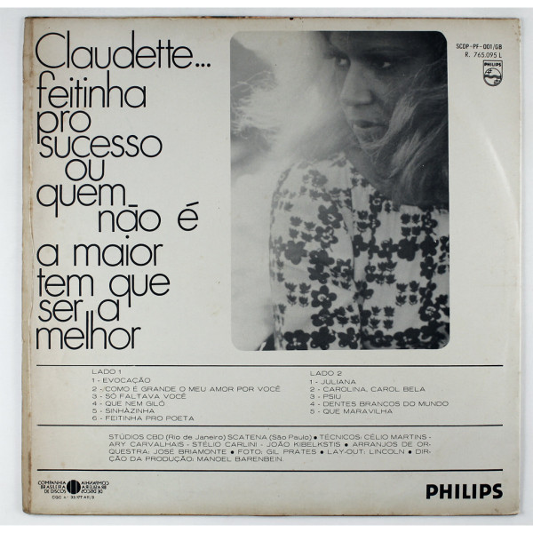 Claudette Soares - Feitinha Pro Sucesso Ou Quem Não É A Maior Tem Que Ser A Melhor | Philips (R 765.095 L) - 2