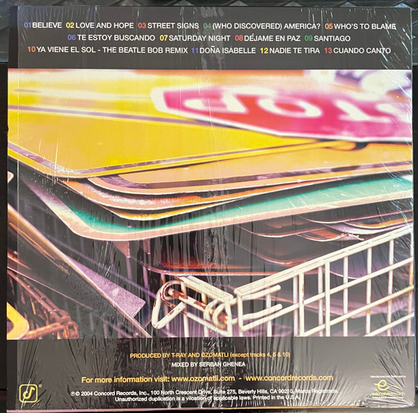 Ozomatli - Street Signs | Concord Records (CCD-2200-2) - 2