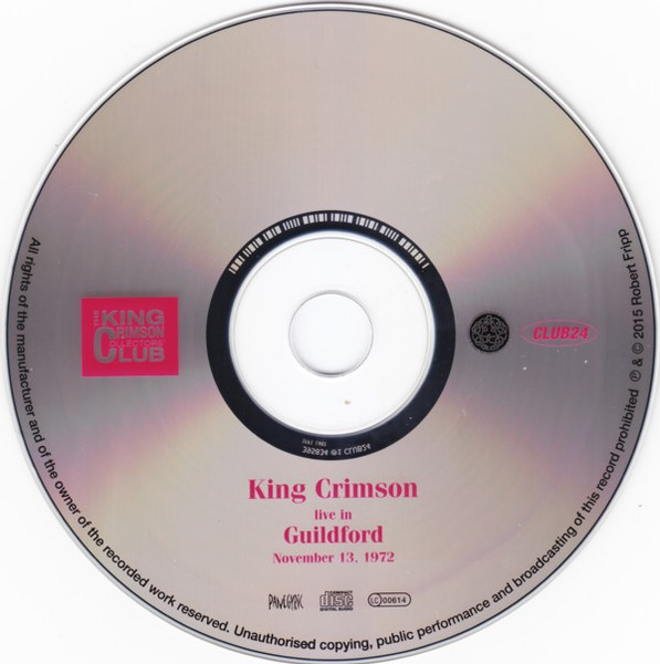 King Crimson - Live In Guildford (November 13, 1972) | Discipline Global Mobile (CLUB24) - 3 King Crimson - Live In Guildford (November 13, 1972) | Discipline Global Mobile (CLUB24) - 3