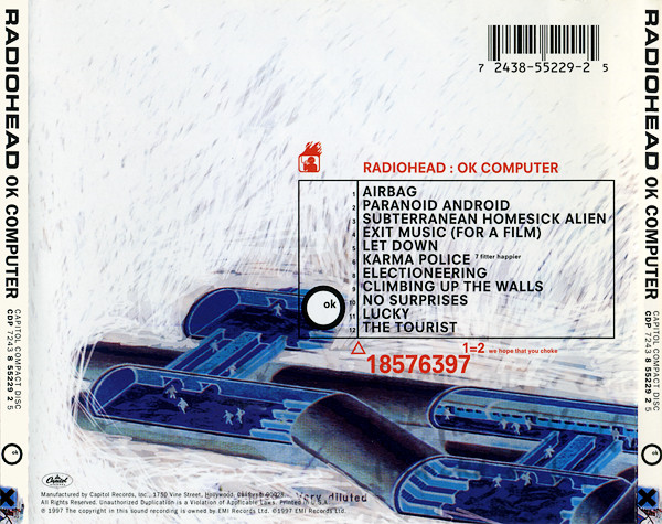 Radiohead - OK Computer | Capitol Records (CDP 7243 8 55229 2 5) - 2 Radiohead - OK Computer | Capitol Records (CDP 7243 8 55229 2 5) - 2