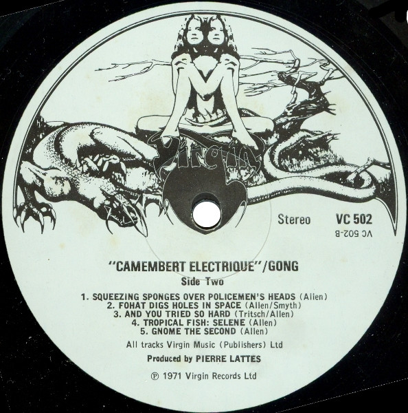 Gong - Camembert Electrique | Virgin (VC 502)