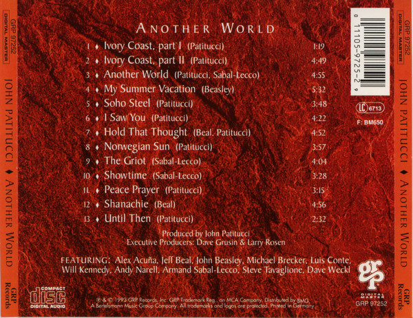 John Patitucci - Another World | GRP (GRP 97252) - 2
