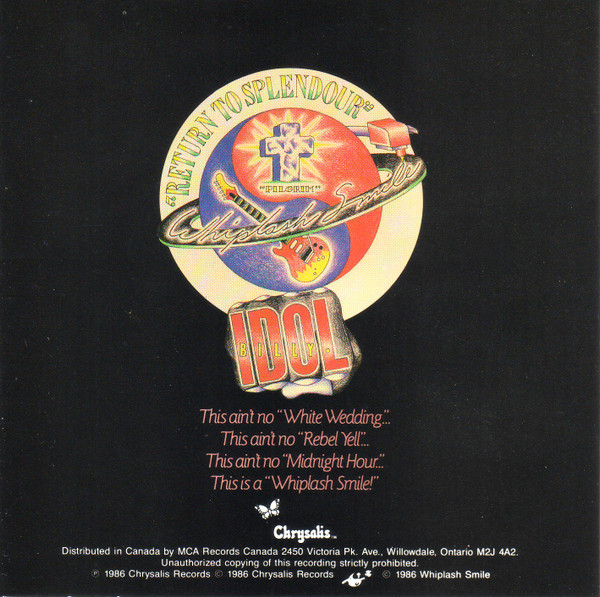 Billy Idol - Whiplash Smile | Chrysalis (VK 41514) - 4