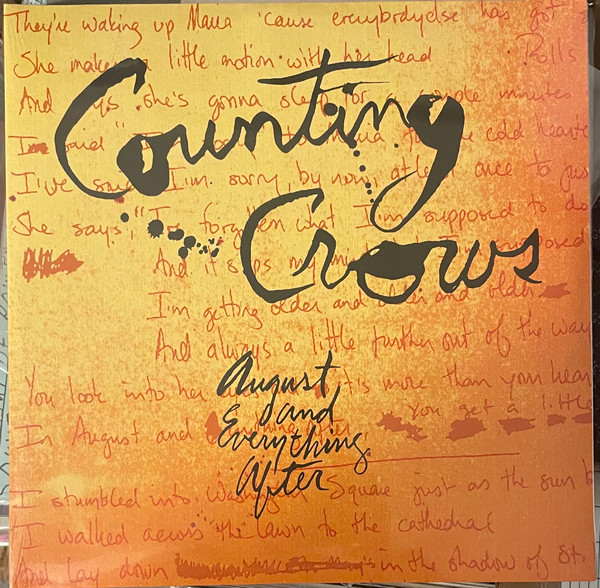 Counting Crows - August And Everything After | DGC (B0025531-01) - main Counting Crows - August And Everything After | DGC (B0025531-01) - main