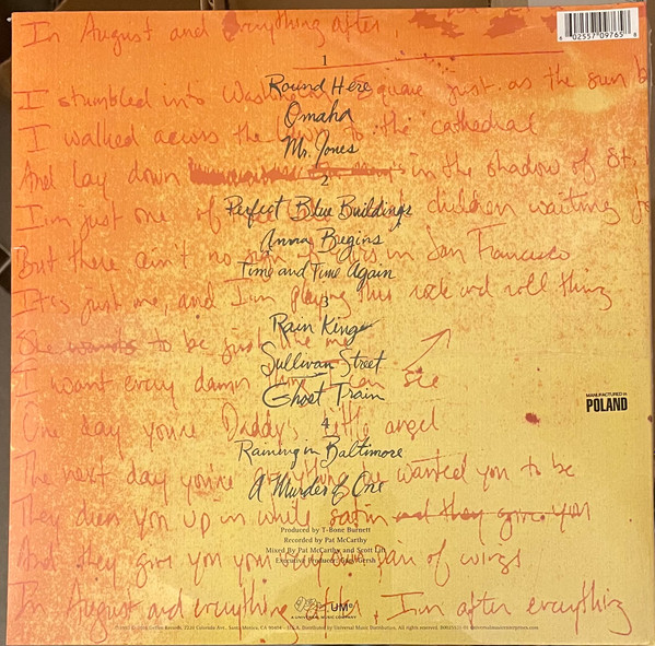 Counting Crows - August And Everything After | DGC (B0025531-01) - 2 Counting Crows - August And Everything After | DGC (B0025531-01) - 2