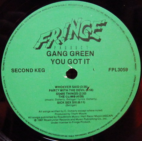 Gang Green - You Got It | Fringe Product (FPL3059) - 4 Gang Green - You Got It | Fringe Product (FPL3059) - 4