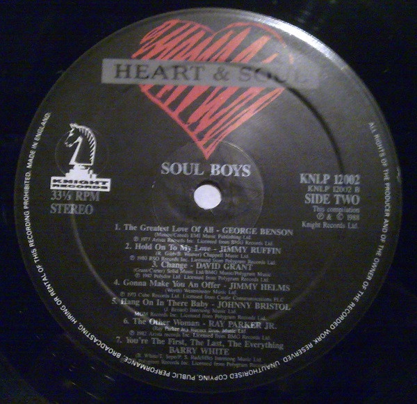 Various - Soul Boys | KNIGHT RECORDS (KNLP 12002) - 4 Various - Soul Boys | KNIGHT RECORDS (KNLP 12002) - 4