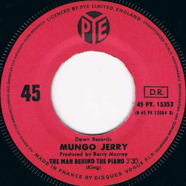 Mungo Jerry - Baby Jump | Pye Records (45 PV 15352) - 4 Mungo Jerry - Baby Jump | Pye Records (45 PV 15352) - 4