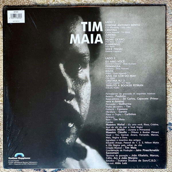 Tim Maia - Tim Maia | Endless Happiness (HE70014) - 2