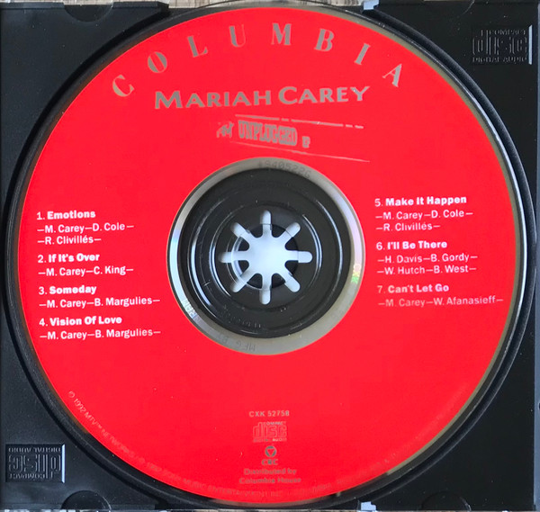 Mariah Carey - MTV Unplugged EP | Columbia (CXK 52758) - 3 Mariah Carey - MTV Unplugged EP | Columbia (CXK 52758) - 3