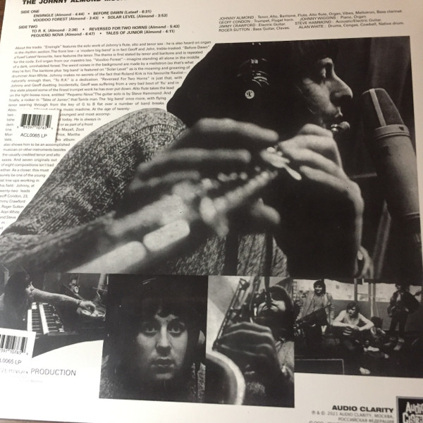 Johnny Almond Music Machine - Patent Pending | Audio Clarity (ACL0065LP) - 2 Johnny Almond Music Machine - Patent Pending | Audio Clarity (ACL0065LP) - 2