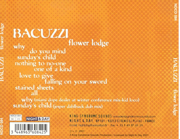 Bacuzzi - Flower Lodge | Night & Day (NDCD 084) - 3 Bacuzzi - Flower Lodge | Night & Day (NDCD 084) - 3