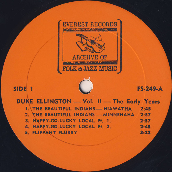 Duke Ellington - Vol. II. The Early Years | Everest Records Archive Of Folk & Jazz Music (FS 249) - 3 Duke Ellington - Vol. II. The Early Years | Everest Records Archive Of Folk & Jazz Music (FS 249) - 3