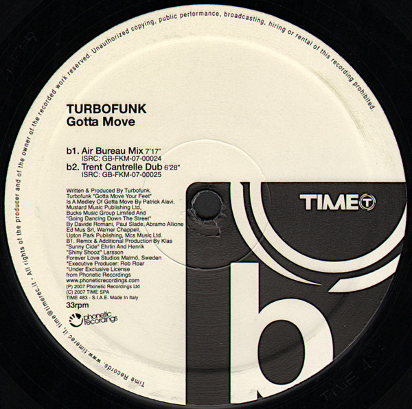 Turbofunk - Gotta Move | TIME (TIME 483) - 2 Turbofunk - Gotta Move | TIME (TIME 483) - 2