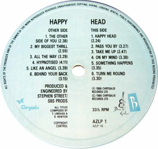 The Mighty Lemon Drops - Happy Head | Chrysalis (AZLP 1) - 4 The Mighty Lemon Drops - Happy Head | Chrysalis (AZLP 1) - 4