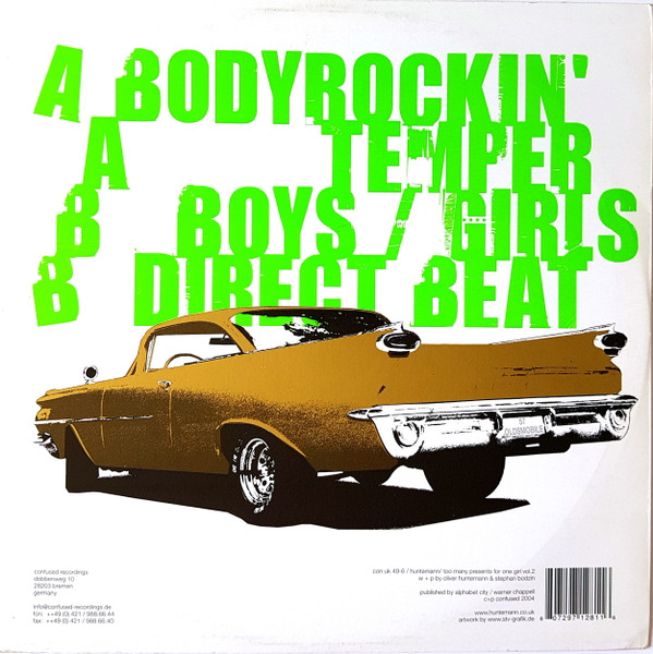 Oliver Huntemann - Too Many Presents For One Girl (Vol. 2) | Confused Recordings (CON UK 49-6) - 2