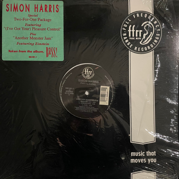 Simon Harris - Another Monster Jam / (I've Got Your) Pleasure Control | FFRR (886 681-1) - main Simon Harris - Another Monster Jam / (I've Got Your) Pleasure Control | FFRR (886 681-1) - main