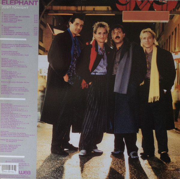 Elephant - Just Tonight | WEA (240 756-1) - 2 Elephant - Just Tonight | WEA (240 756-1) - 2