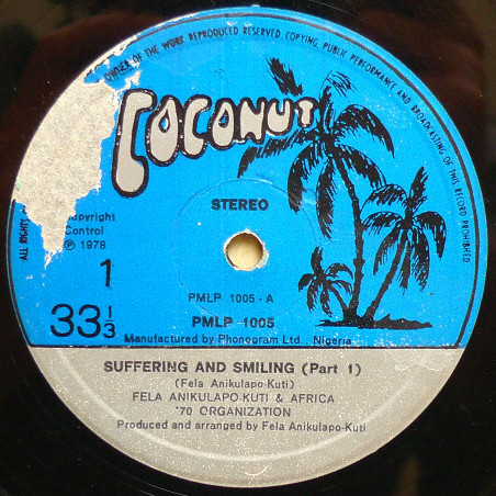 Fela Kuti And Africa 70 - Shuffering And Shmiling | Coconut (PMLP 1005) - 4