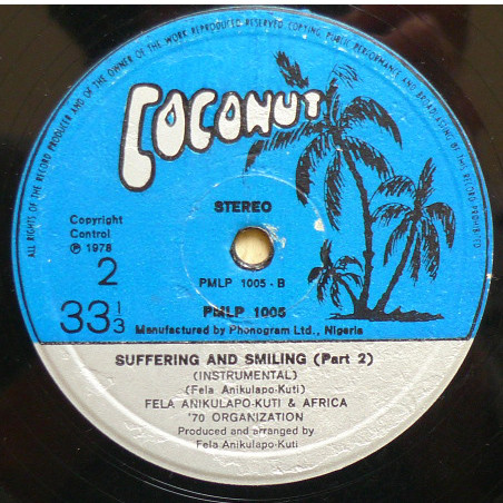 Fela Kuti And Africa 70 - Shuffering And Shmiling | Coconut (PMLP 1005) - 3