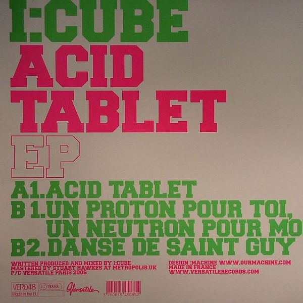 I:Cube - Acid Tablet EP | Versatile Records (VER048) - 2