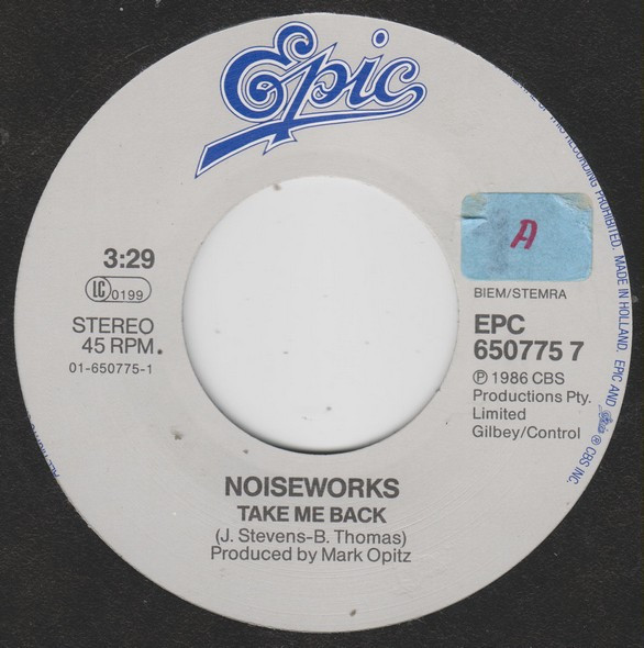 Noiseworks - Take Me Back | Epic (EPC 650775 7) - 3