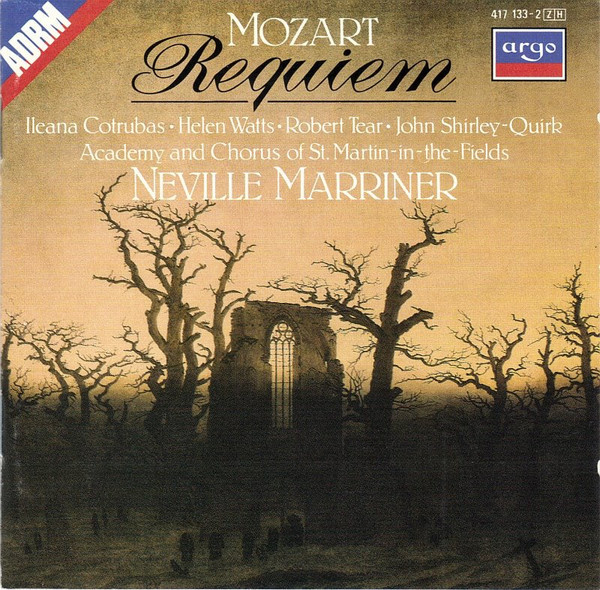 Wolfgang Amadeus Mozart , Sir Neville Marriner , The Academy Of St. Martin-in-the-Fields - Requiem | Argo (417 133-2) - main