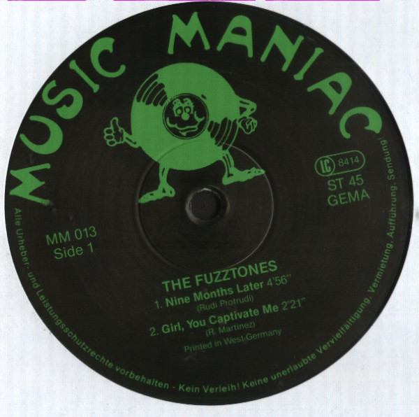 The Fuzztones - Nine Months Later | Music Maniac Records (MM 013) - 3 The Fuzztones - Nine Months Later | Music Maniac Records (MM 013) - 3