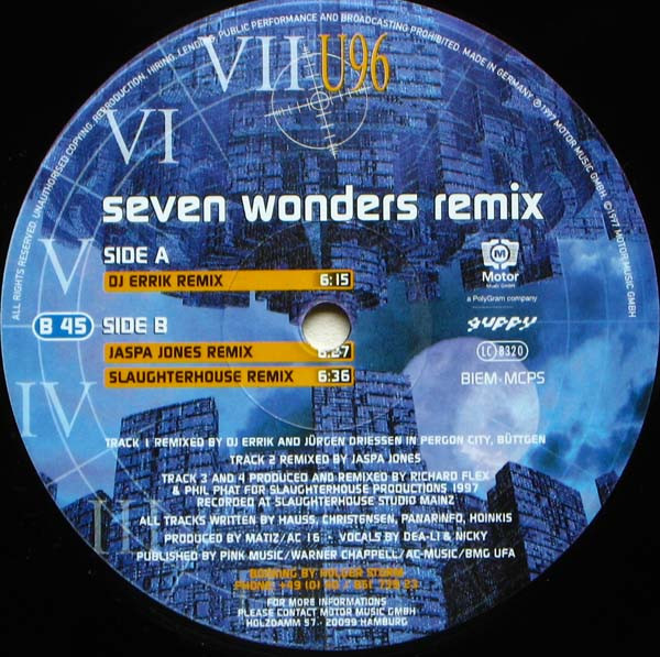 U96 - Seven Wonders (Remix) | Guppy (none) - 2