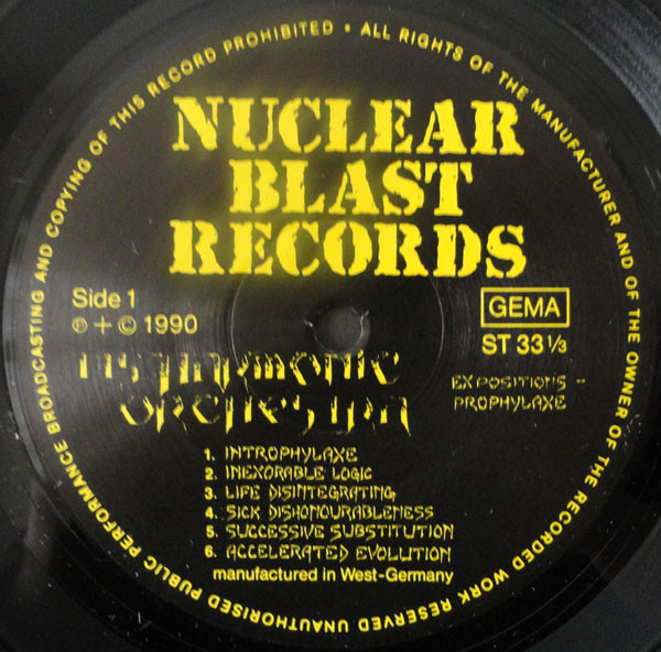 Disharmonic Orchestra - Expositionsprophylaxe | Nuclear Blast (NB 037) - 3 Disharmonic Orchestra - Expositionsprophylaxe | Nuclear Blast (NB 037) - 3